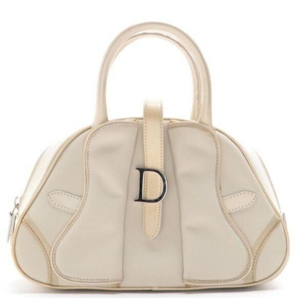 Dior Handbags - Christian Dior Double Saddle Bowler Bag